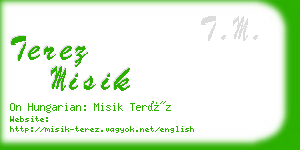 terez misik business card